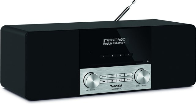 Technisat DigitRadio 3 DAB+ Radio mit CD Player in Schwarz/Silber - Bild 1