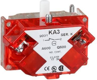 Schneider Electric 9001KA3 Hilfsschalter in Rot mit IP20 Schutzart - Bild 1