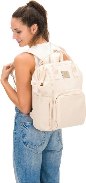Fillikid Wickelrucksack Barcelona in Beige - Bild 1