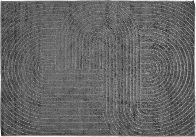 vidaXL Bereichsteppich PALMERAS in Anthrazit aus Polyester, B: 170 cm, T: 120 cm - Bild 1