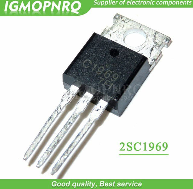 10er Set 2SC1969 NPN Transistor im TO-220 Gehäuse in Schwarz - Bild 1