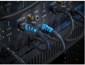 PureLink Patchkabel Cat.6A S/FTP FlexInstall Ethernet LAN Blau, Länge: 1 m - Bild 1
