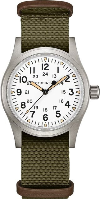 Hamilton Herrenuhr Khaki Field, Quarz, Edelstahl, 38 mm, Textil/NATO - Bild 1