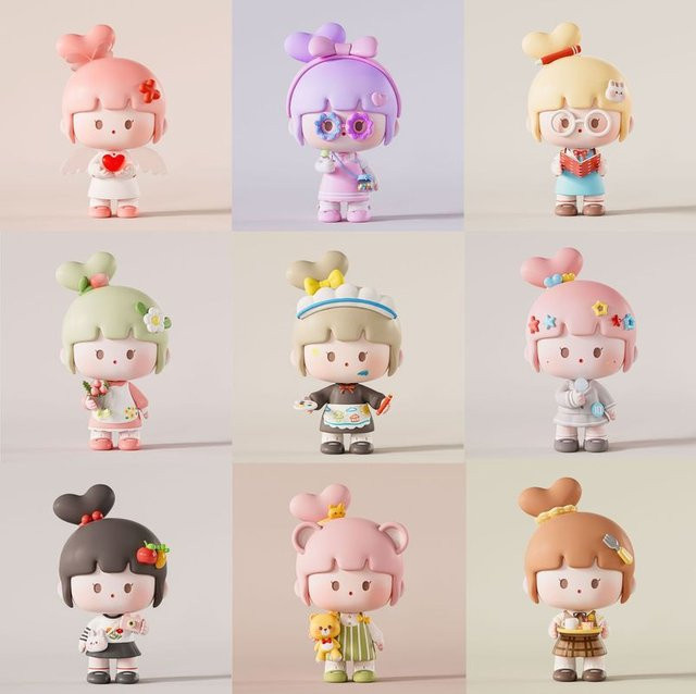 Sugar Heart Serie Blind Box, Sammelfiguren, Bunt / Mehrfarbig - Bild 1