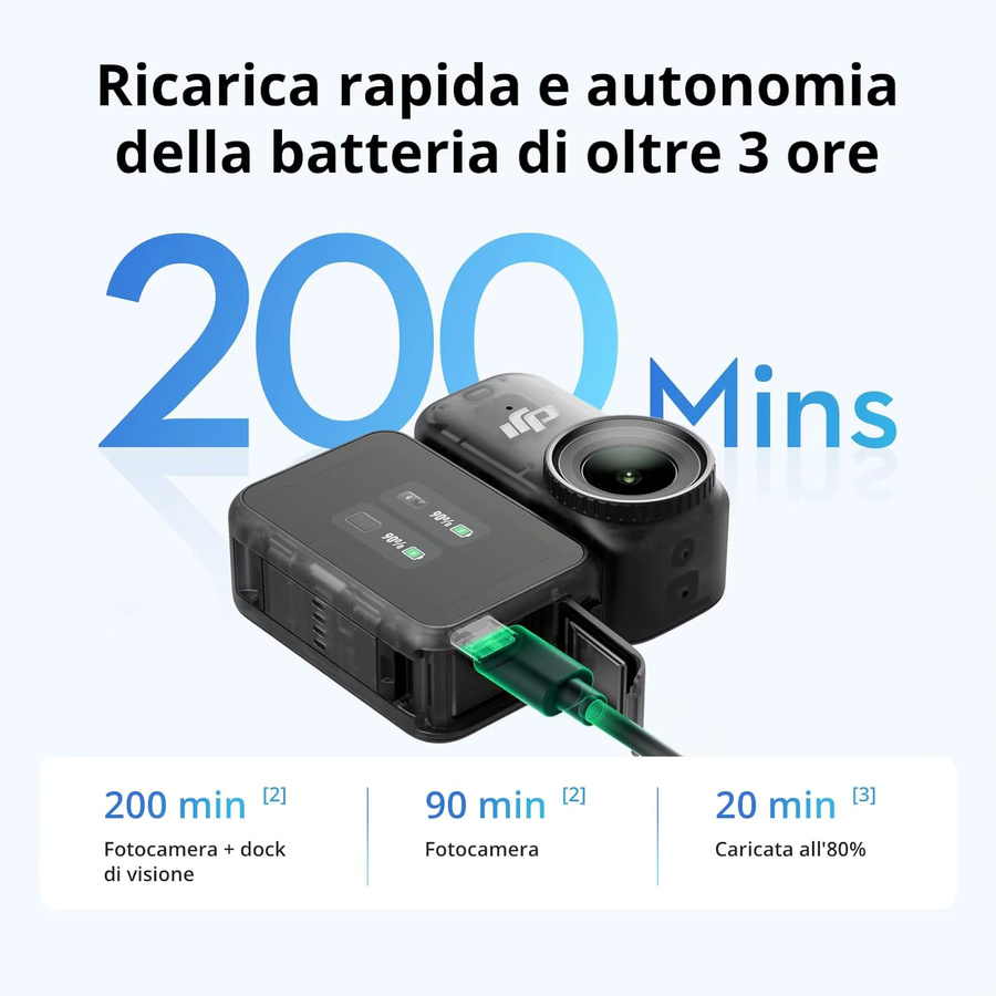 DJI Osmo Nano Action Cam Standard Combo in Anthrazit mit 64GB Speicher und 1/1,3 Zoll Sensor - Bild 2