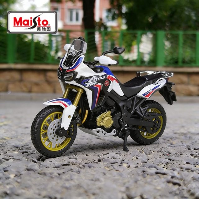 HONDA Africa Twin DCT, Rennmotorrad-Modell, 1:18, Metall - Bild 1