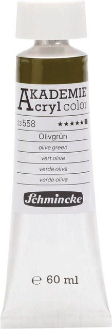 Schmincke Akademie Acrylcolor Olivgrün 60 ml - Bild 1