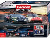Carrera DIGITAL 132 Full Throttle Slotracing Rennbahn mit Lamborghini und Porsche - Bild 1