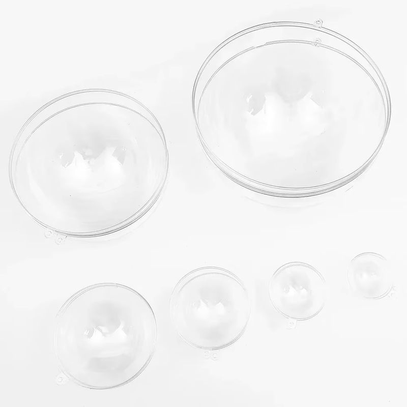 30 Stück transparente Kunststoff-Weihnachtskugeln als Hängeornamente für Weihnachtsbaum, Hochzeit und Party-Dekoration - Bild 6