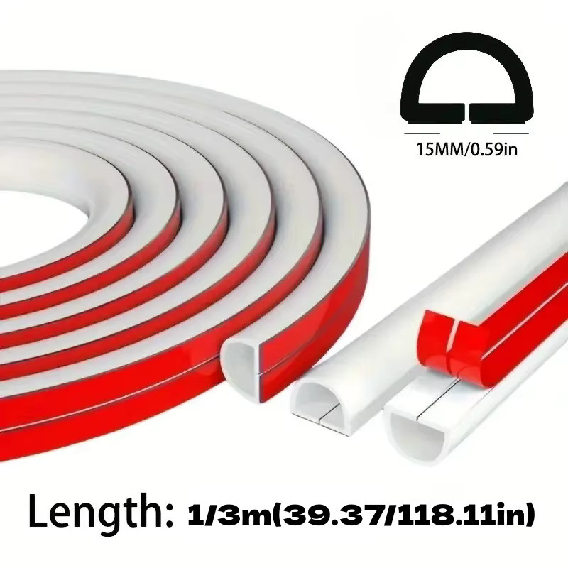 Boden Kabel Abdeckung Grau als Kabelkanal und Schutz für Stromkabel, Länge: 300 cm - Bild 2
