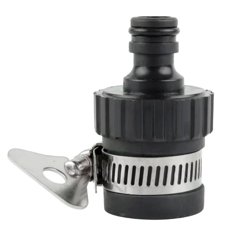 Schlauchverbinder für Gartenwasserhähne Schwarz, passend für Durchmesser 18-24 mm - Bild 5