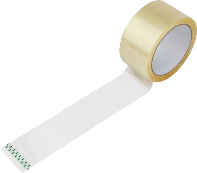 LUX-TOOLS Packband 3er-Set transparent, Breite: 50 mm, Länge: 66 m pro Rolle - Bild 1