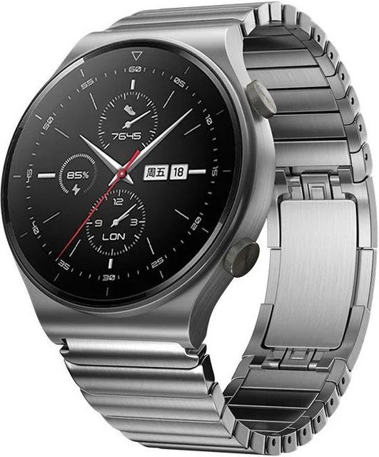 Uhrenarmband Edelstahl, silber, Unisex - Bild 1