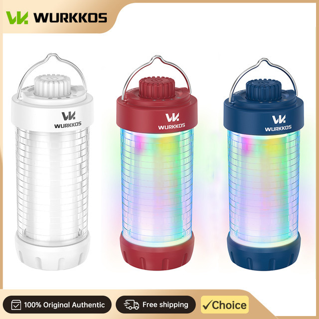Wurkkos CL01 LED Camping-Umgebungslicht mit 550 Lumen, wiederaufladbar, magnetisch und wasserdicht, Farbe Weiß - Bild 1