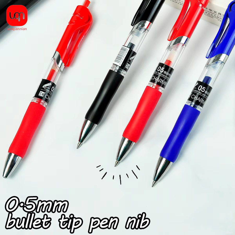 WQN Classic Colors Click Gel Pen Premium Gelstift in Schwarz, Blau oder Rot - Bild 2