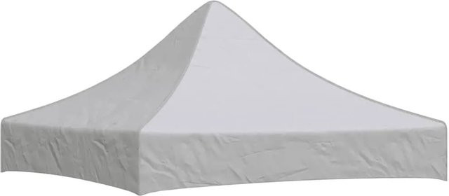 vidaXL Partyzelt-Dach für Faltpavillon aus weißem Polyester mit PVC-Beschichtung, B/T: 200 x 200 cm - Bild 1