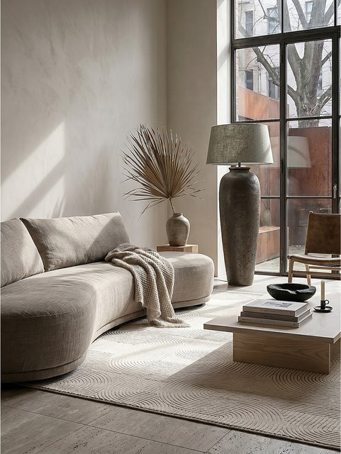Antirutsch Teppich Kadima Design in Creme, B: 120 cm, L: 160 cm - Bild 1