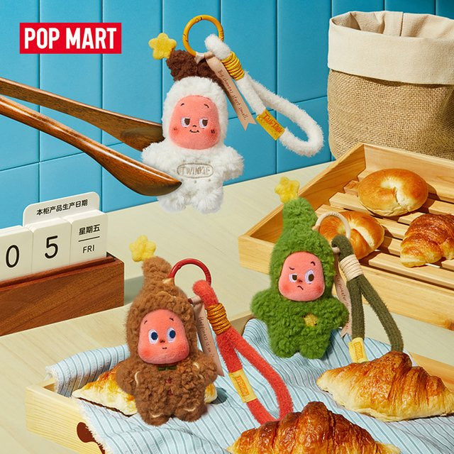 POP MART Twinkle Twinkle Savor the Moment Serie, Frisch Gebackene Mini-Kekse Plüsch-Anhänger Blindbox, Sammelfigur - Bild 1