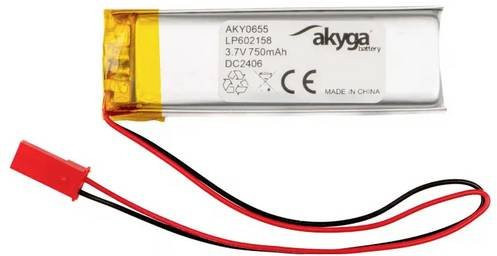 Akyga LP602158 LiPo Spezial-Akku 3,7V mit 750 mAh - Bild 1