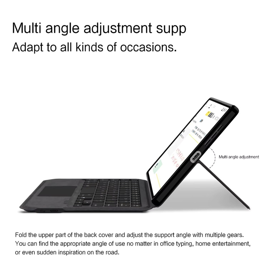 Lenovo Legion Y700 Gen 5 (2026) 8,8 Zoll Tablet-Hülle mit TouchPad-Tastatur und Hintergrundbeleuchtung in Schwarz - Bild 4