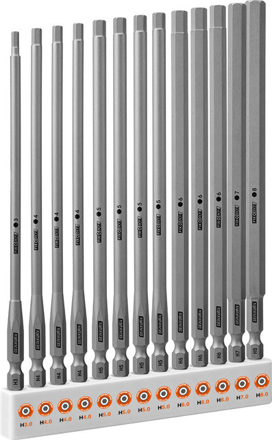 Geinxurn 13-teiliges Schraubendreher-Bit-Set aus magnetischem legiertem Stahl mit Sechskant-Einsatz für Reparaturen - Bild 1