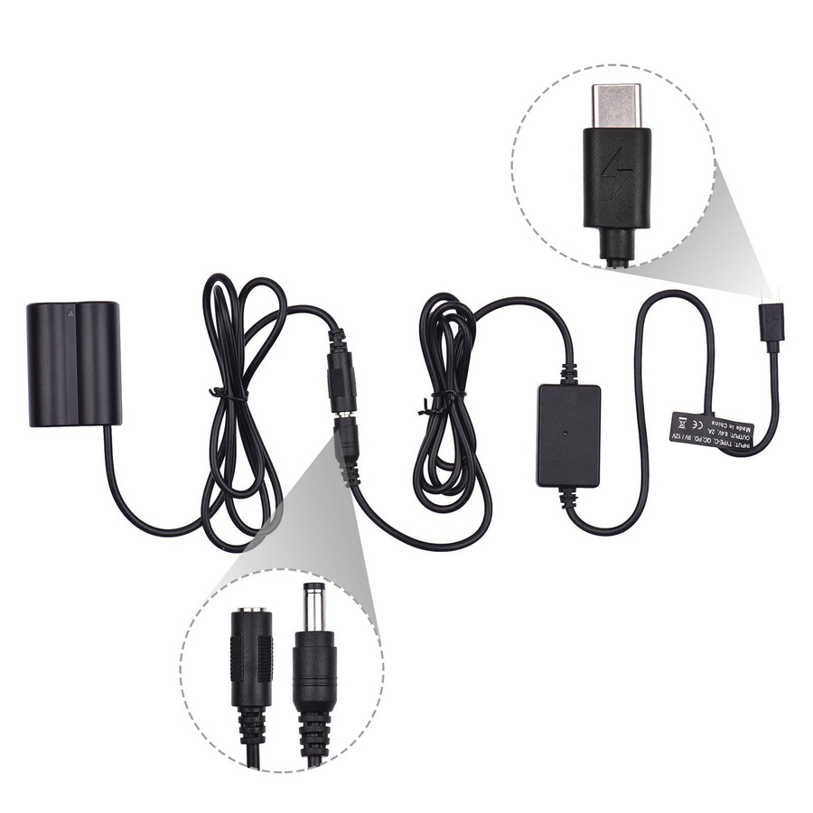 Fujifilm USB-C Dummy-Akku DC-Koppler Ersatz für NP-W235 in Schwarz - Bild 3