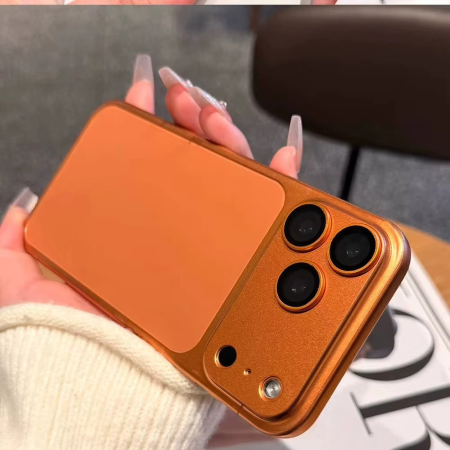 Kameraobjektivschutz für iPhone 17 Pro Max aus Metall und Glas in Silber mit Aluminium-Rahmenring und gehärteter Glasfolie - Bild 3
