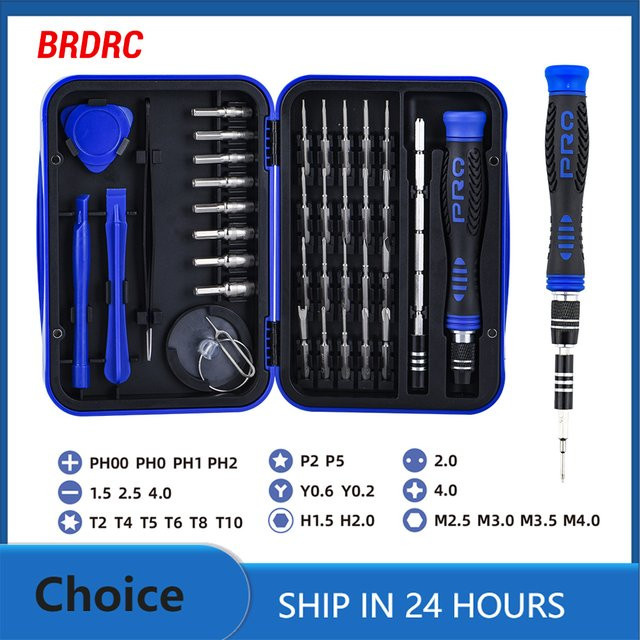 DJI Magnetisches 36-in-1 Präzisions-Schraubendreher-Set in Blau für die Reparatur von Avata 2, Mini 4 Pro, Mavic 3, Phantom und Air 3 Drohnen - Bild 1