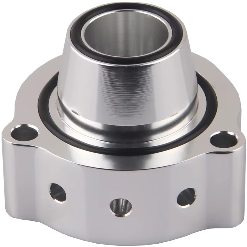 VOLM Blow Off Ventiladapter für Audi S3 A3 A4 A6 A5 S5 TT TTRS 1,4 1,8 2,0 VAG TFSI in Silber - Bild 2