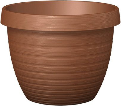 Scheurich Pflanzgefäß Catania in Orange aus Kunststoff, Durchmesser: 39 cm, Höhe: 30 cm - Bild 1