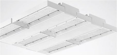 Trilux Mirona Fit LED-Hallenstrahler, Farbe: Weiß, Dimmbar via DALI, IP65, Aluminiumgehäuse - Bild 1