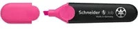 Schneider Textmarker Job 150 Pink mit Spitzenschnitt Chisel und Blauer Engel Zertifizierung - Bild 1