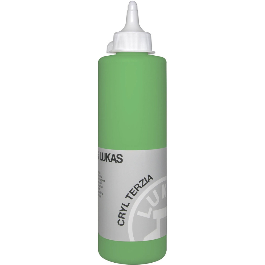 Lukas Cryl Terzia Acrylfarbe Studien-Qualität Chromgrün hell 500 ml - Bild 2