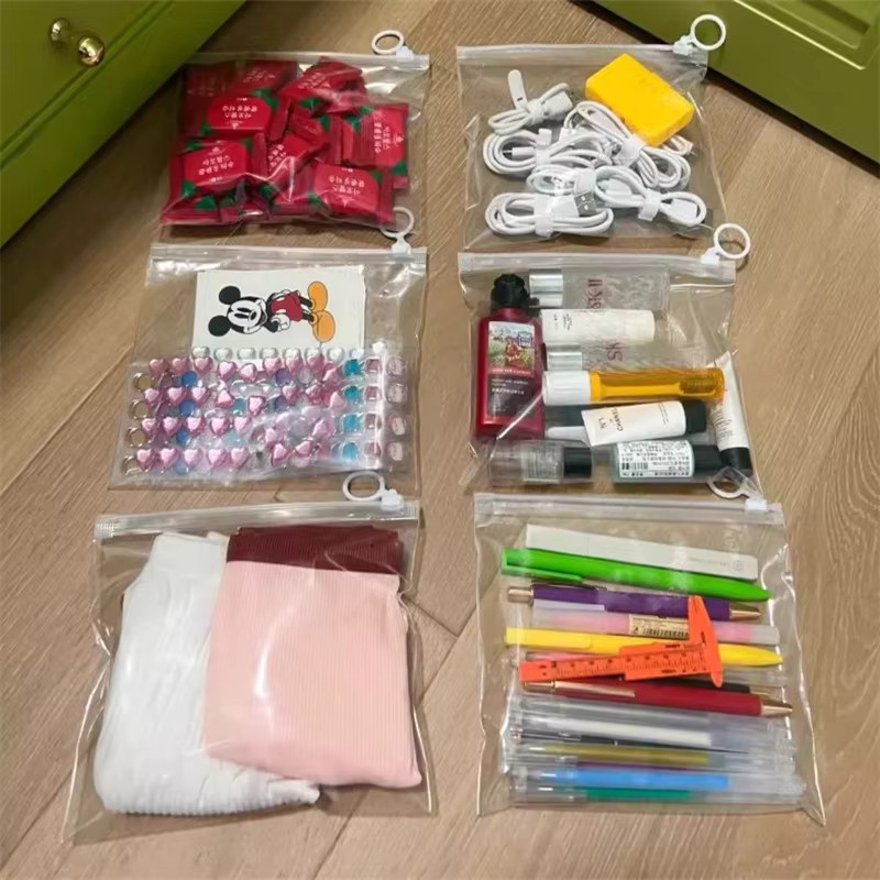 Multifunktionale wasserdichte Spielzeug Aufbewahrungstaschen aus transparentem Kunststoff mit Reißverschluss für Babys und Kleinkinder - Bild 5