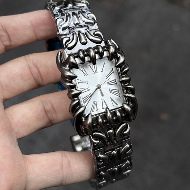 Alabaster Industries Armbanduhr Edelstahl, Quarz, Schwarz, Silber, Herren - Bild 1