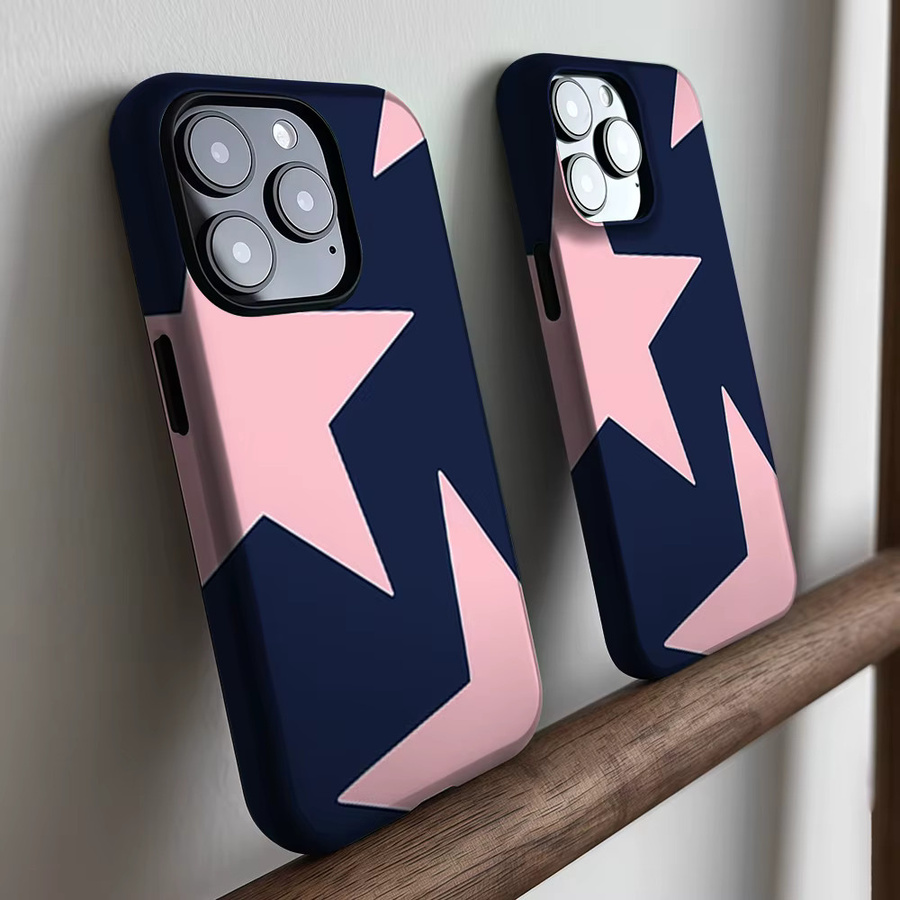 CaseLumi Matte Bumper MagSafe Schutzhülle für iPhone 17 16 15 Pro Max Plus mit vertikalen Streifen in Rosa - Bild 3