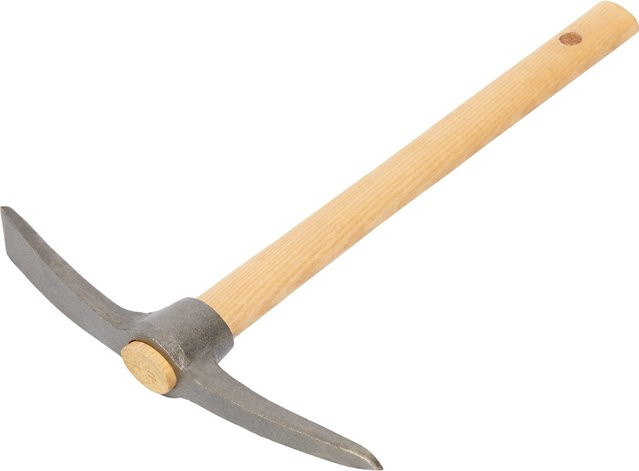 LUX-TOOLS Mini Handpickel mit Holzgriff - Bild 1