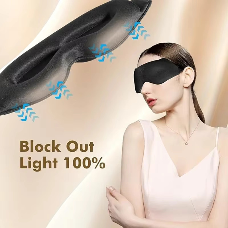 eelhoe Schlaf-Augenmaske, Unisex, 3D-konturiert, 100 % Blockout - Bild 3