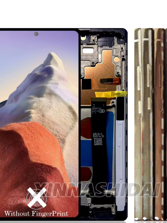 Samsung Galaxy Note 20 Ultra Ersatzdisplay mit Rahmen als TFT-Touchscreen LCD für Modell N986B in Schwarz oder Gold - Bild 4
