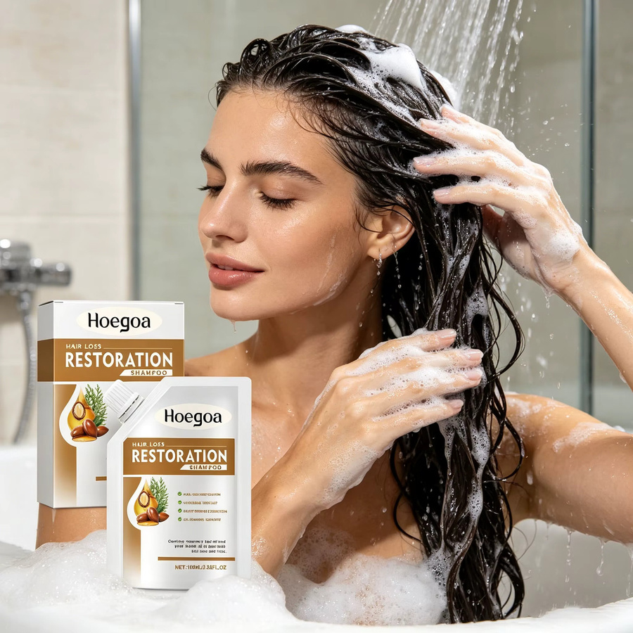 Hoegoa Haarwuchs-Shampoo Tiefenreinigung, Feines Haar - Bild 3