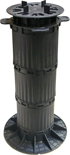 GS Terrassen Plattenlager Pro Verstellbar Schwarz 470 mm - 570 mm - Bild 1