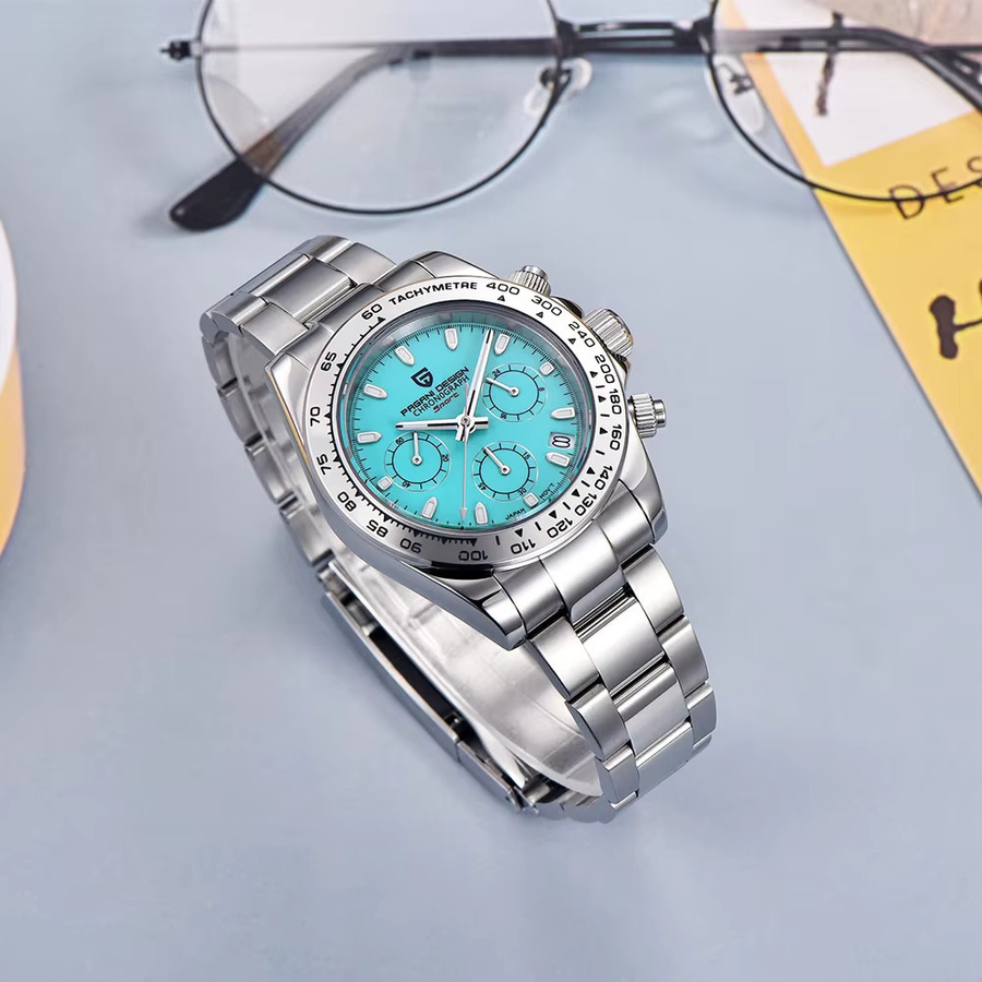 PAGANI DESIGN Chronograph, Quarz, Edelstahl, Saphirglas, Herren - Bild 4