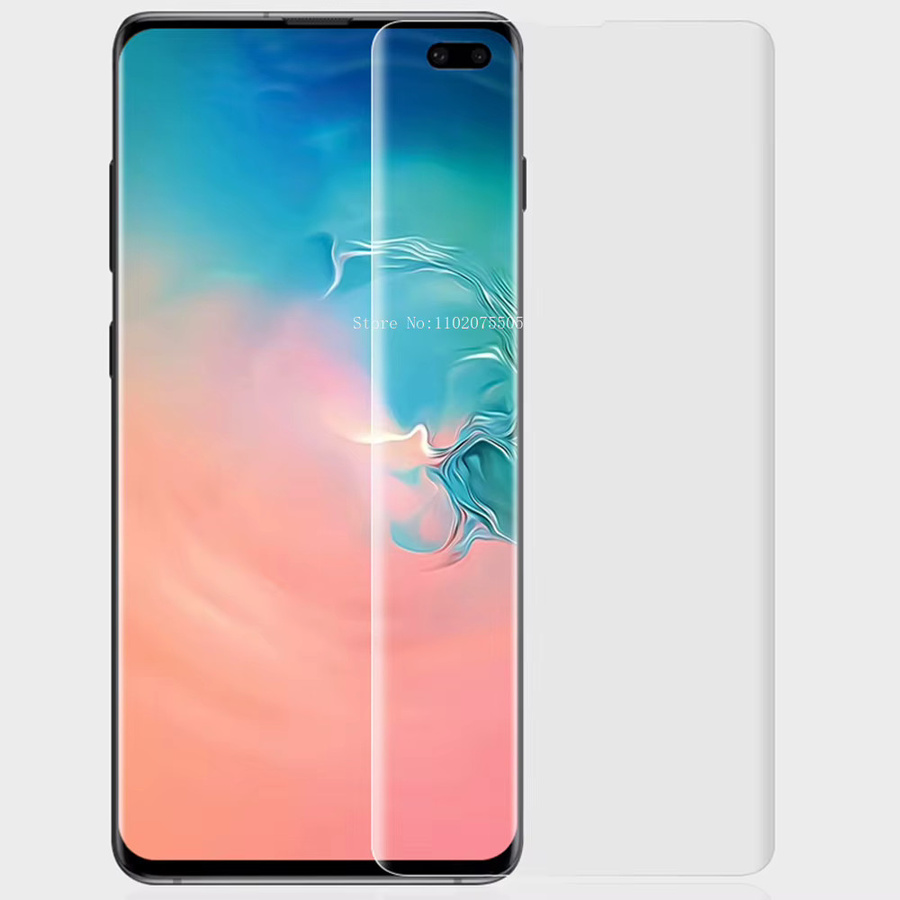 Displayschutzglas aus gehärtetem Glas für Samsung Galaxy S7, S8, S9, S10 und S10e, transparent mit Rand-Schutzfolie und voller Abdeckung - Bild 3