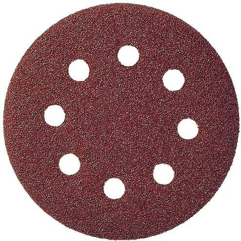 Klingspor PS22 Schleifscheibe für Metall und Holz, Körnung 80, Durchmesser 125 mm, 50 Stück, Braun - Bild 1