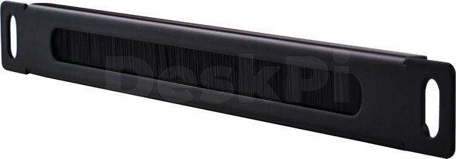 DeskPi RackMate 10-Zoll-Rackregal 0,5U für T0/T1-Serverschränke, Schwarz - Bild 1
