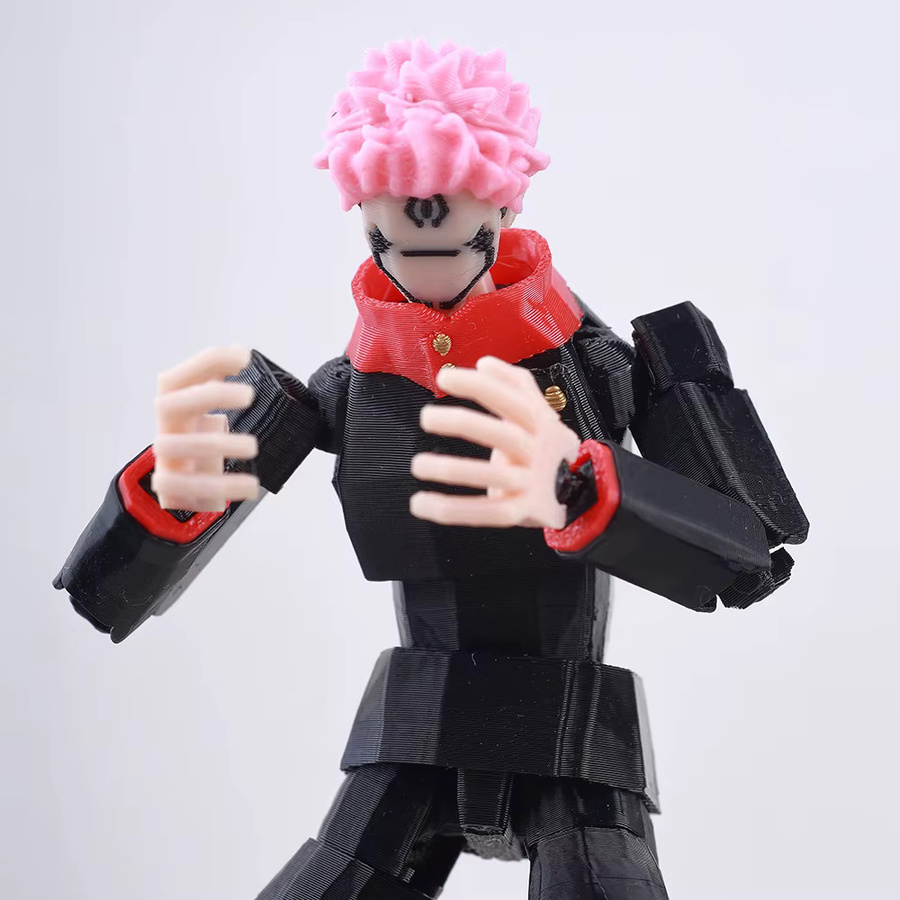 Bandai Jujutsu Kaisen Ryomen Sukuna, Action Figuren, Multi-Gelenk Modell - Bild 5