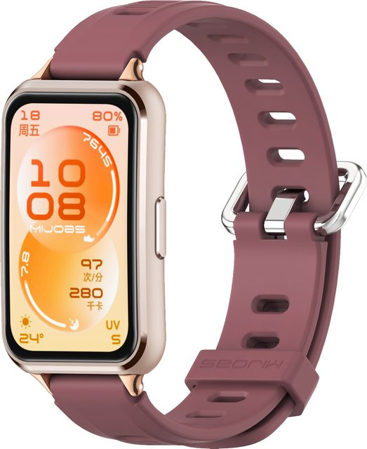 MIJOBS Ersatzarmband aus TPU für Huawei Smart Band 11 in Gold - Bild 1