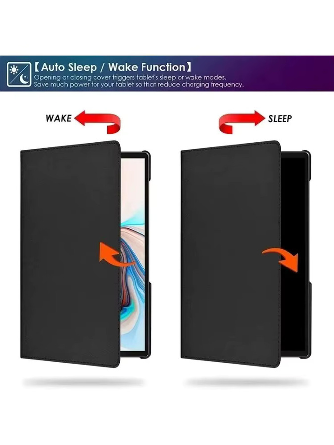 Rotierende Smart Case Leder Abdeckung für Xiaomi Pad 7 Pro und Mi Pad 8 Pro 11,2 Zoll in Schwarz - Bild 6