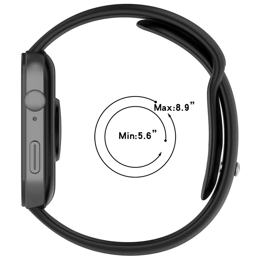 Huawei Uhrenarmband Silikon, Schwarz, Unisex - Bild 4
