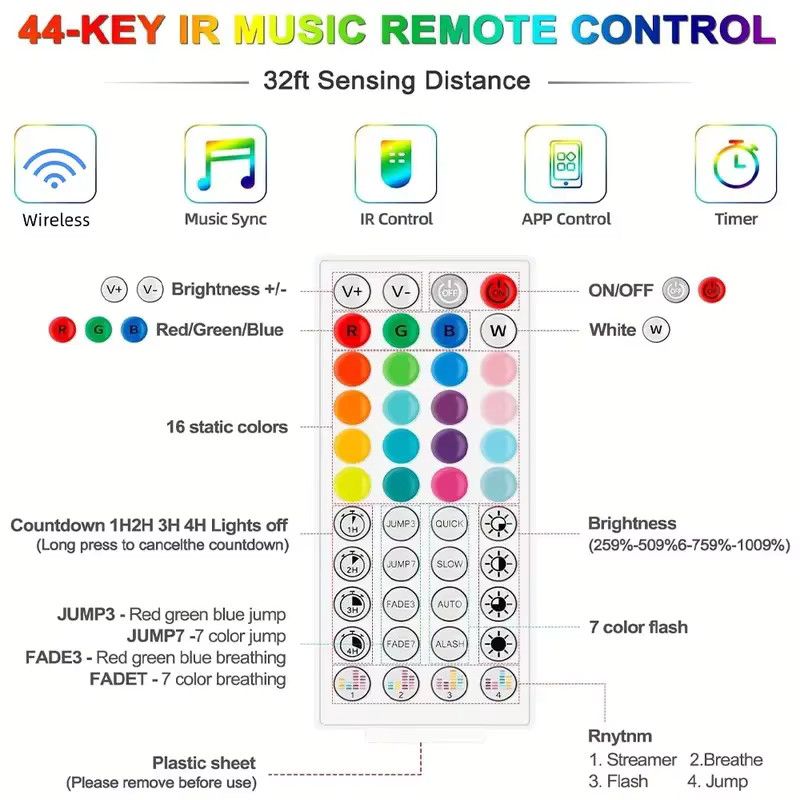 FRST RGB LED Streifen mit App-Steuerung, flexibles LED Lichtband für deine Raumdekoration, Länge: 40 m - Bild 2
